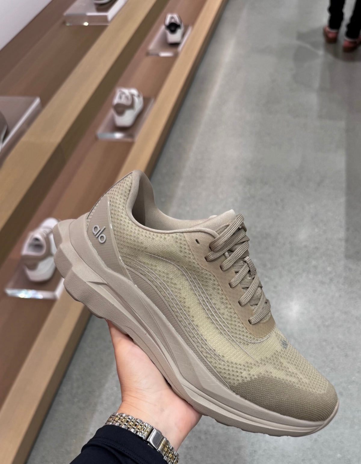 A YOGA TAUPE SNEAKERS