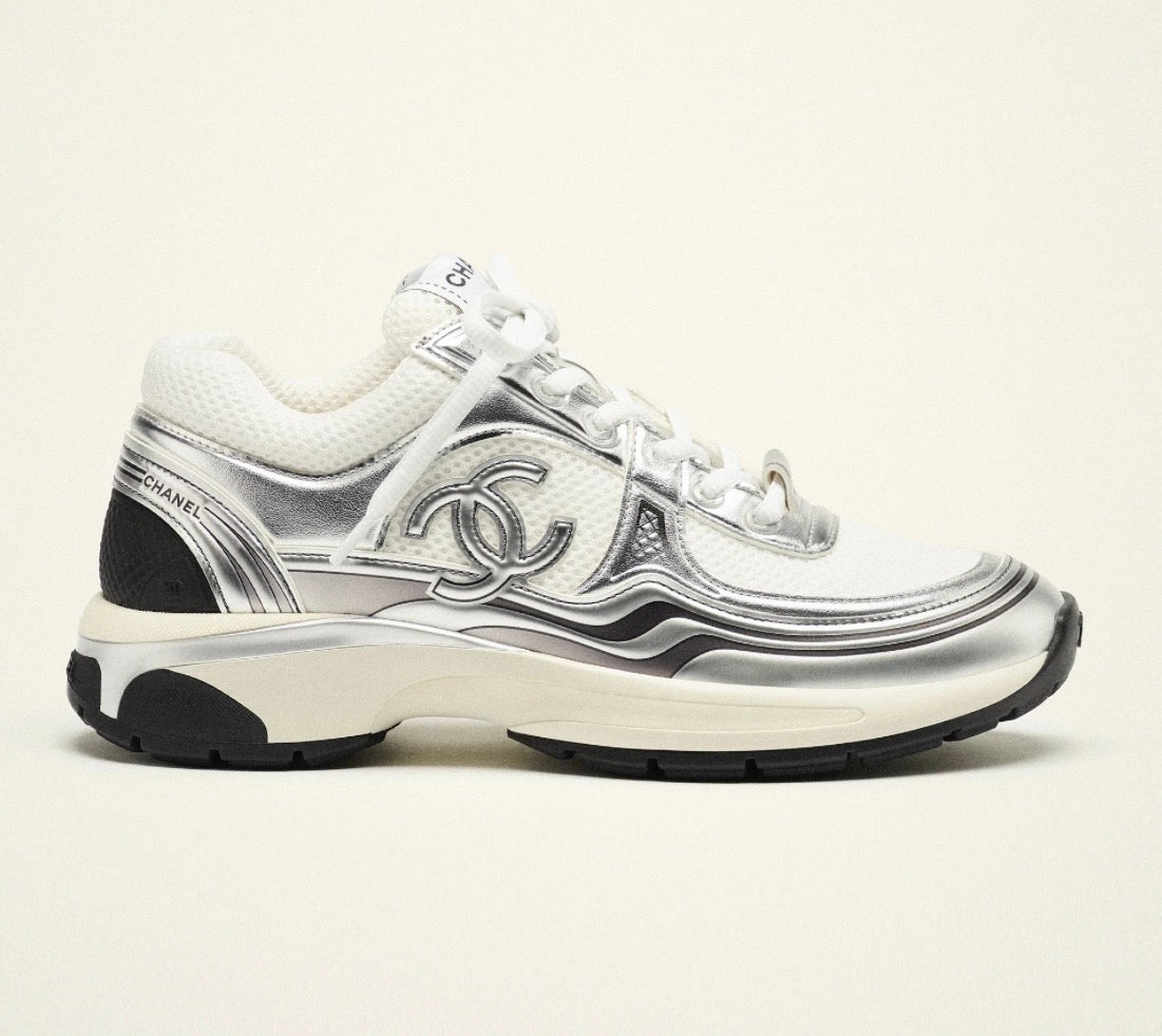 C SNEAKERS SILVER - PREMIUM QUALITY