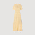 SANDRA JERSEY LONG DRESS YELLOW