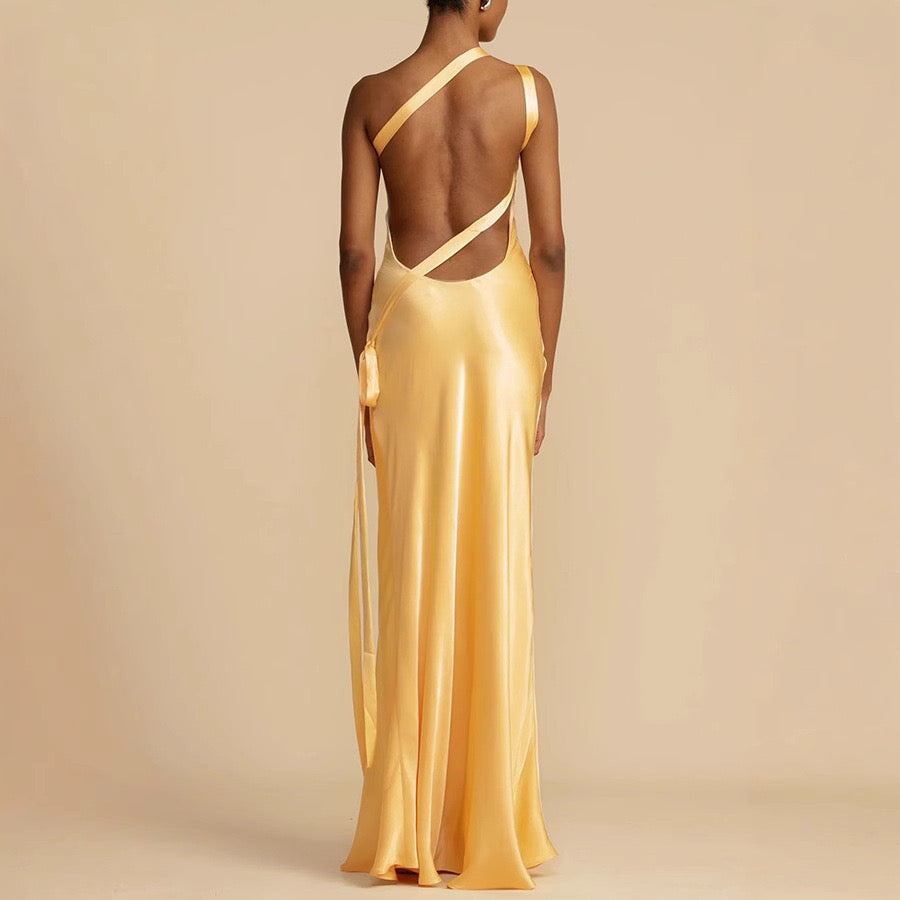 Noirea London | Celeste Satin-Abendkleid