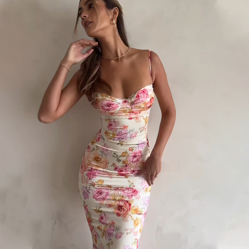 Noirea London | Fiore Midi-Kleid