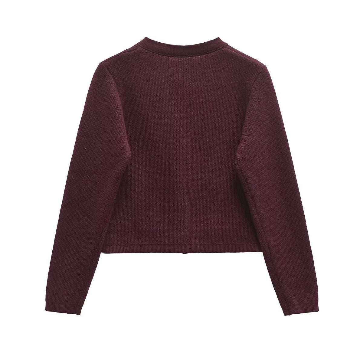 Noirea London | Strick Cardigan Bordeaux