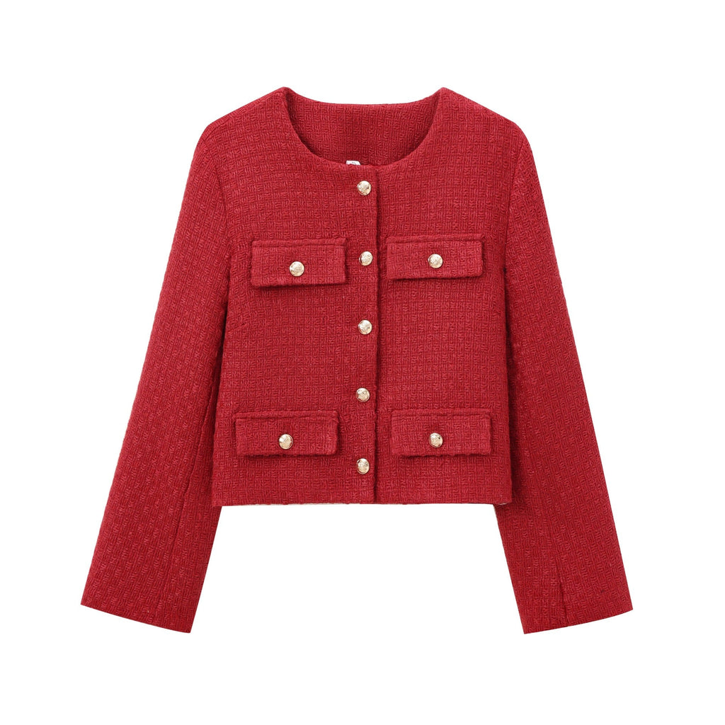 Noirea London | Cropped Bouclé-Jacke