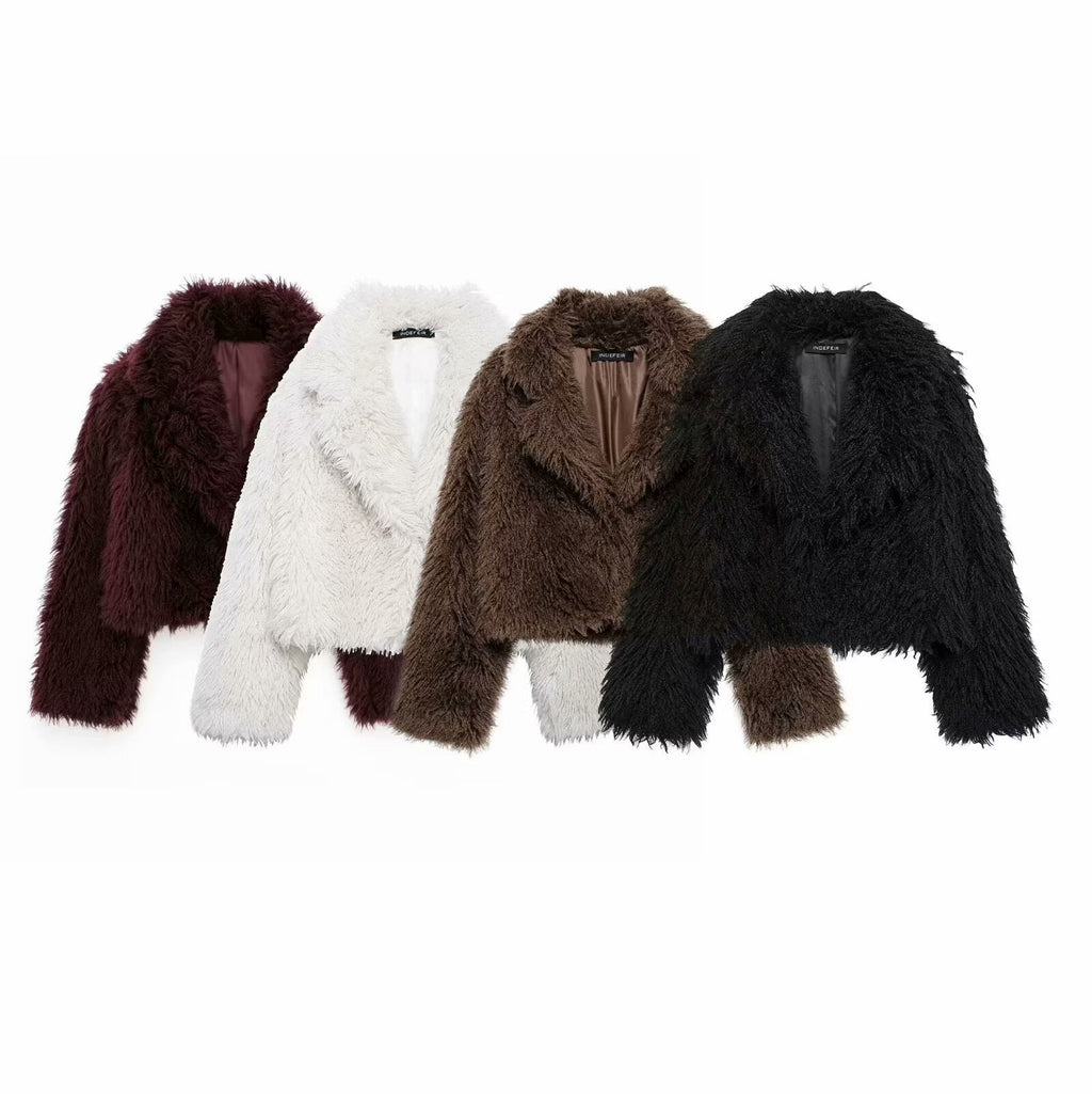 Noirea London | Faux Fur Luxusjacke