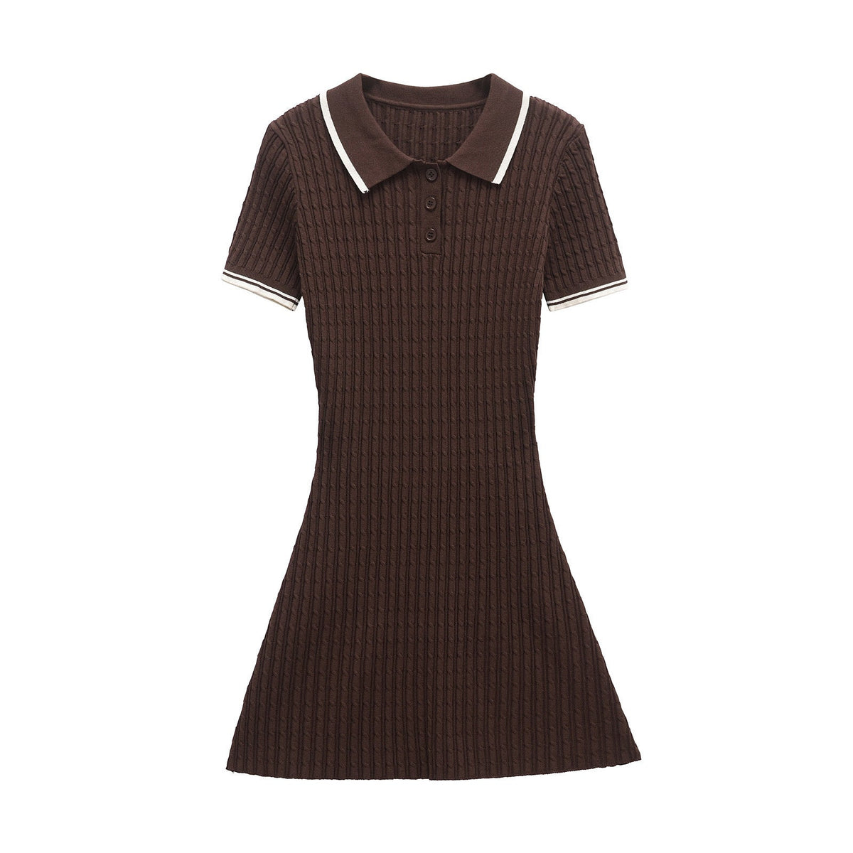 Noirea London | Polo-Strickkleid