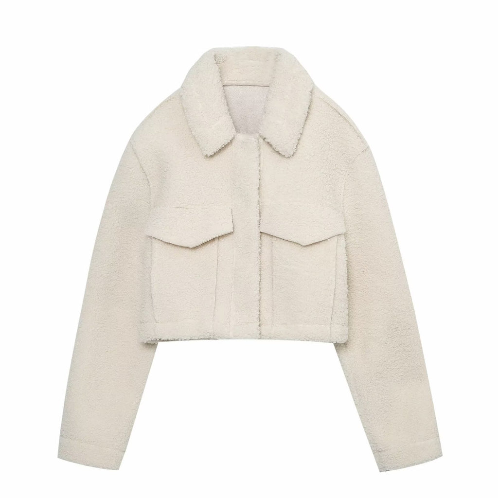 Noirea London | Teddy Kurzjacke