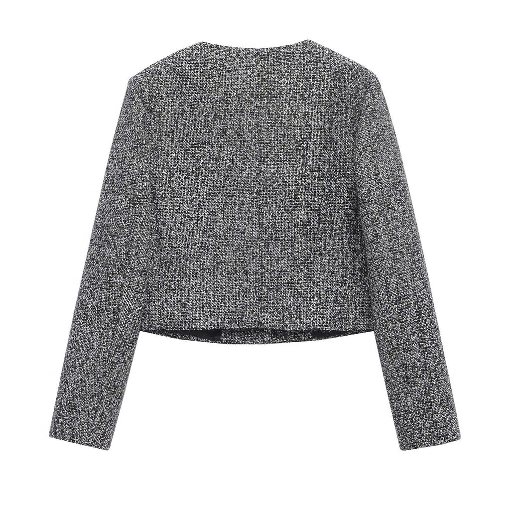 Noirea London | Cropped Tweedjacke