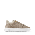 BEIGE FUR TRAINERS