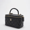 TOP HANDLE VANITY BAG - PREMIUM QUALITY
