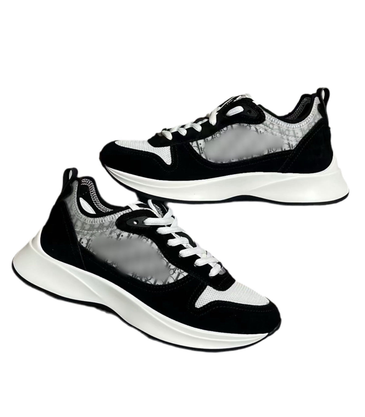 Christy black & white sneakers